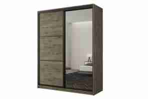 Шкаф-купе 2-дверный "Кааппи 2", дуб Эвок прибрежный