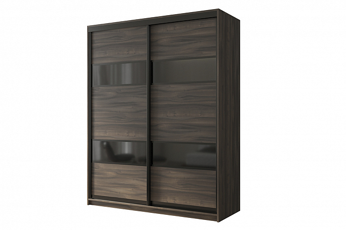 Шкаф-купе 2-дверный "Кааппи 7", орех Тьеполо
