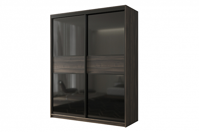 Шкаф-купе 2-дверный "Кааппи 12", орех Тьеполо