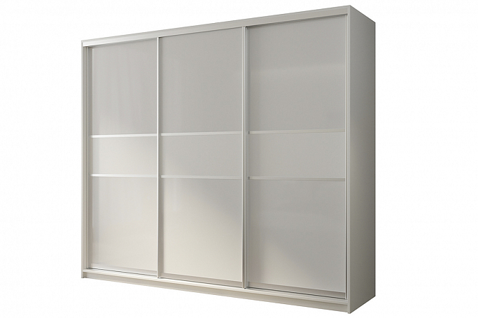 Шкаф-купе 3-дверный "Кааппи 11", белый бриллиант