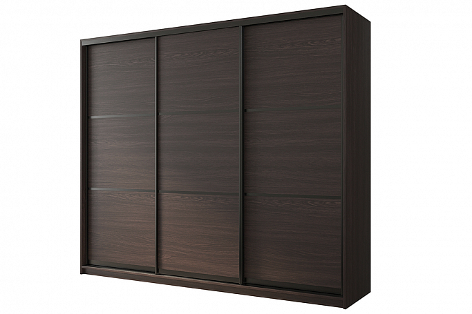 Шкаф-купе 3-дверный "Кааппи 4", венге