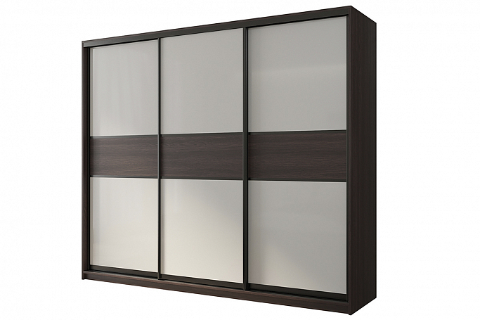 Шкаф-купе 3-дверный "Кааппи 11", венге