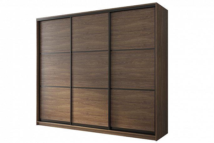 Шкаф-купе 3-дверный "Кааппи 4", морское дерево Винтаж