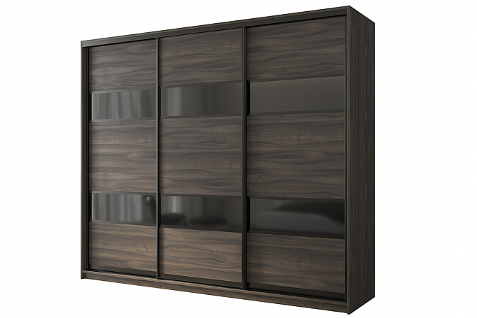 Шкаф-купе 3-дверный "Кааппи 7", орех Тьеполо