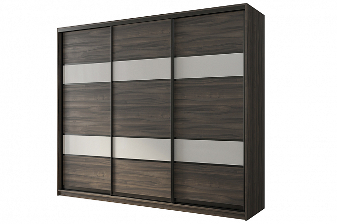 Шкаф-купе 3-дверный "Кааппи 8", орех Тьеполо