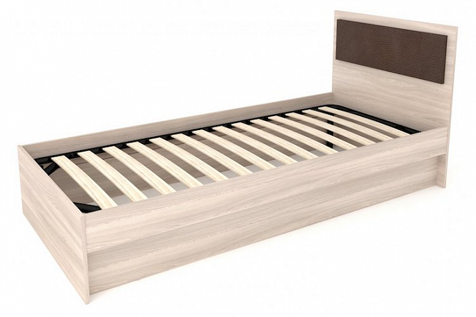 Кровать "Сандра" 800 с ортопедическим основанием в наличии 1шт в цвете венге