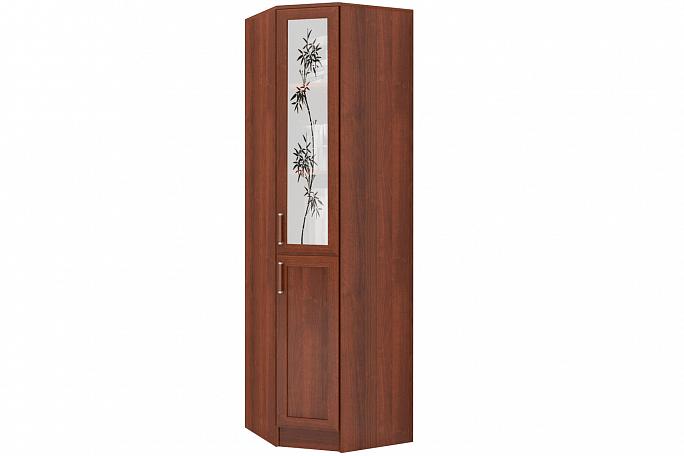 Шкаф У №11 к Библиотеке "Архив" стекла пескоструй