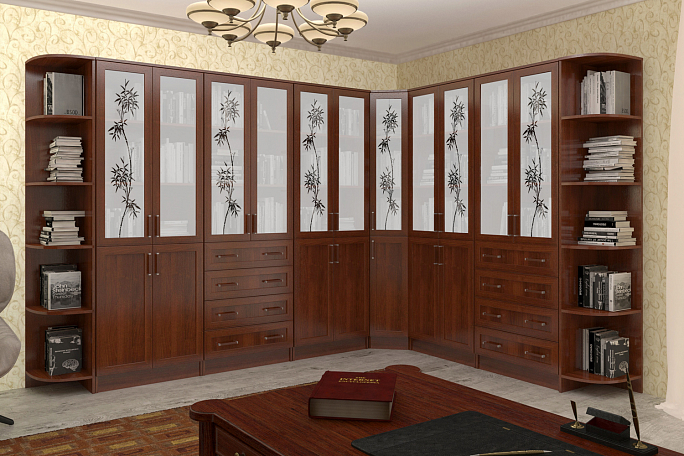 Библиотека "Архив-12" стекла пескоструй