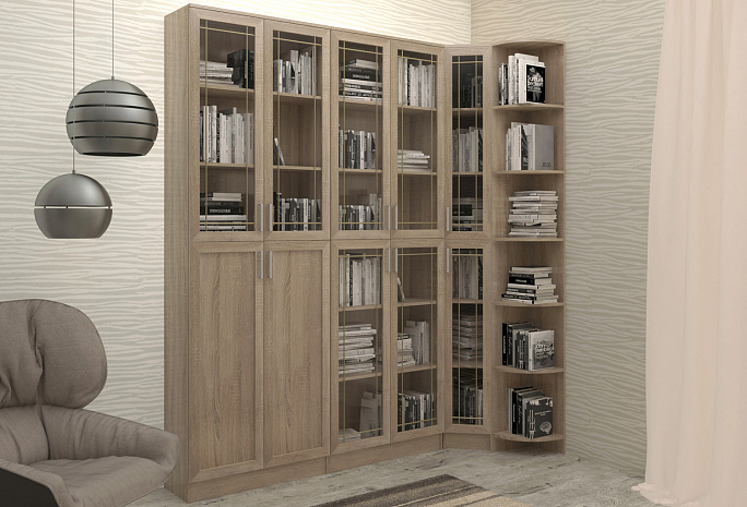 Библиотека "Архив-2" витражные стекла