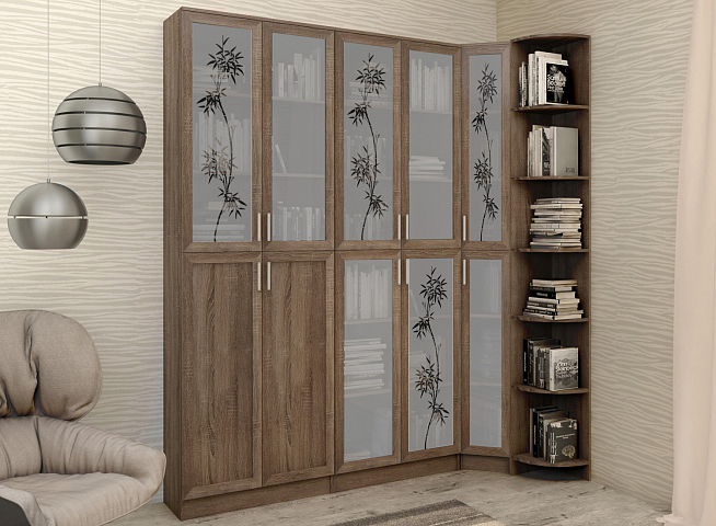 Библиотека "Архив-2" стекла пескоструй