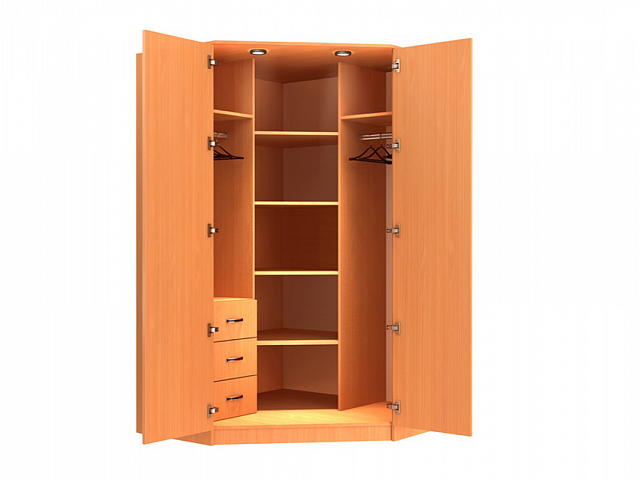 Шкаф угловой двухстворчатый "У-5Л"