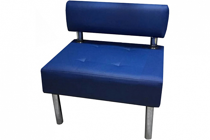 Диван "Сантьяго" 100x58x80 в наличии 1шт в фиолетовом кожзаме