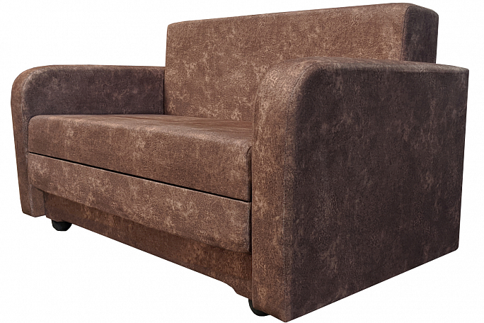 Диван-кровать "Мини" коричневый вельвет