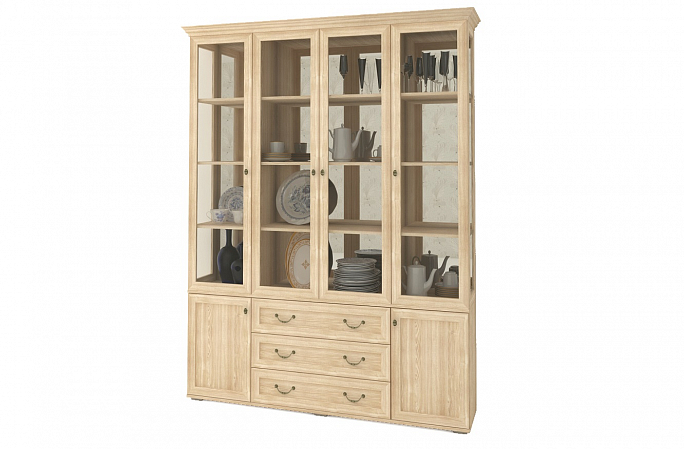 Шкаф "Витраж-10" прозрачные стекла