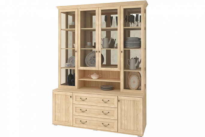 Шкаф "Витраж-11" прозрачные стекла