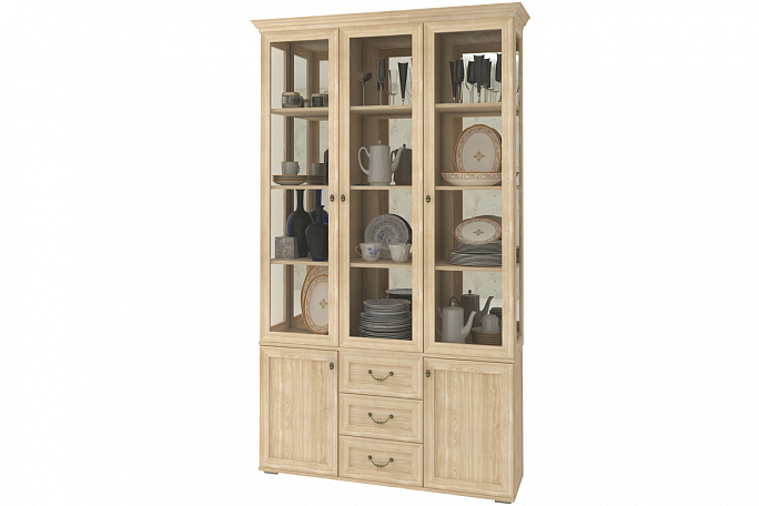 Шкаф "Витраж-14" прозрачные стекла