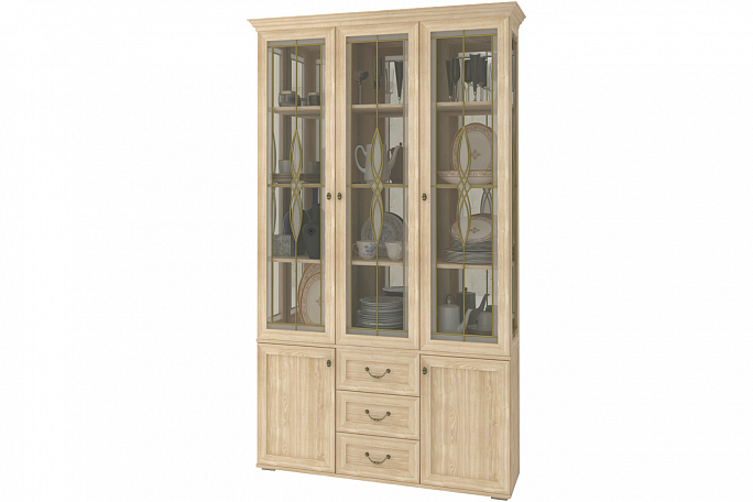 Шкаф "Витраж-14" витражные стекла