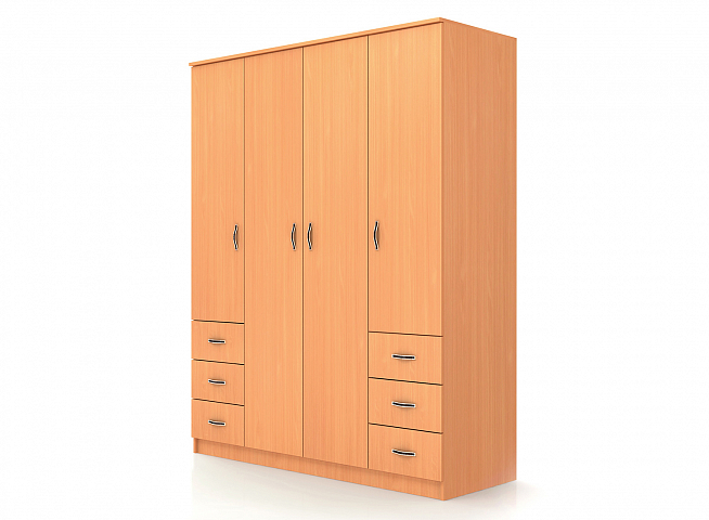 Шкаф четырехстворчатый "Ч-3Л"