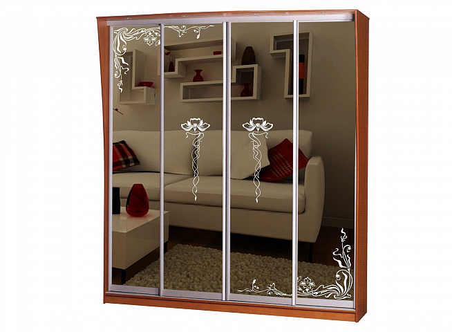 Шкаф-купе "Стиль" четырехстворчатый
