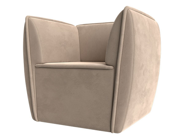 Кресло для отдыха "Бергамо" бежевый велюр, 111976