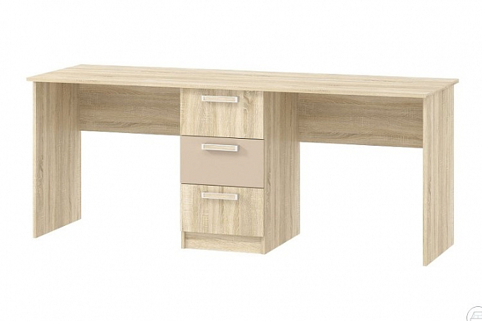 Стол письменный "Акварель" НМ 041.37 капучино, дуб сонома