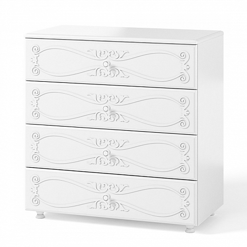 Комод "Италия" ИТ-6 белое дерево