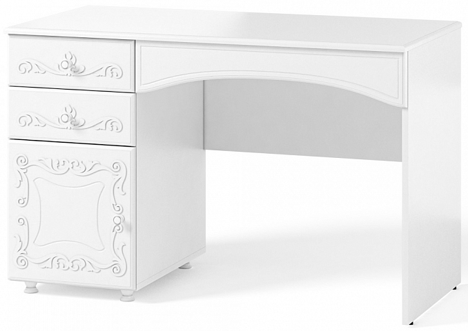Стол письменный "Италия" ИТ-15 белое дерево