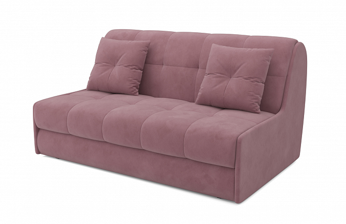 Диван-кровать "Барон №2" велюр пудра НВ-178/18