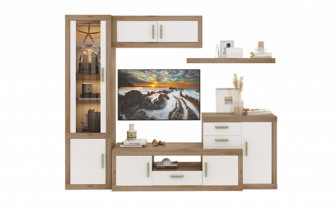 Гостиная 12 "Тойво" нельсон/белый жемчуг