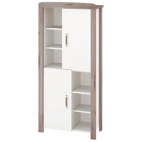 Стеллаж СШД "Бартоло" нельсон/белый жемчуг