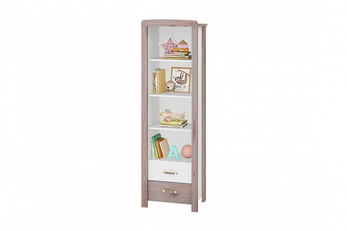 Витрина ВТД "Бартоло" нельсон/белый жемчуг