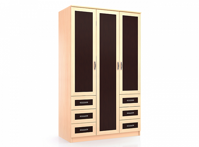 Шкаф трехстворчатый "Т-7М"