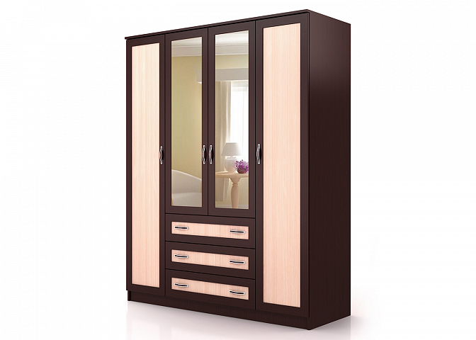 Шкаф четырехстворчатый "Ч-2МЗ"