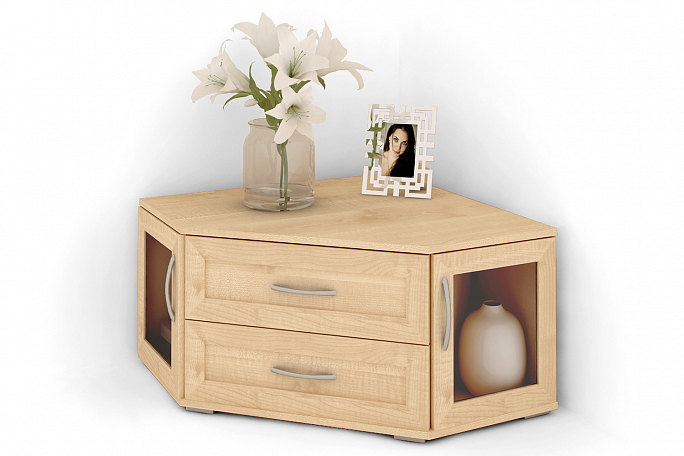 Комод "Атос 2 С" стекло