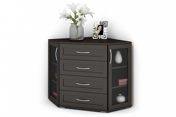 Комод "Атос 4С" Стекло