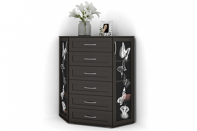 Комод "Атос 6 П" Пескоструй