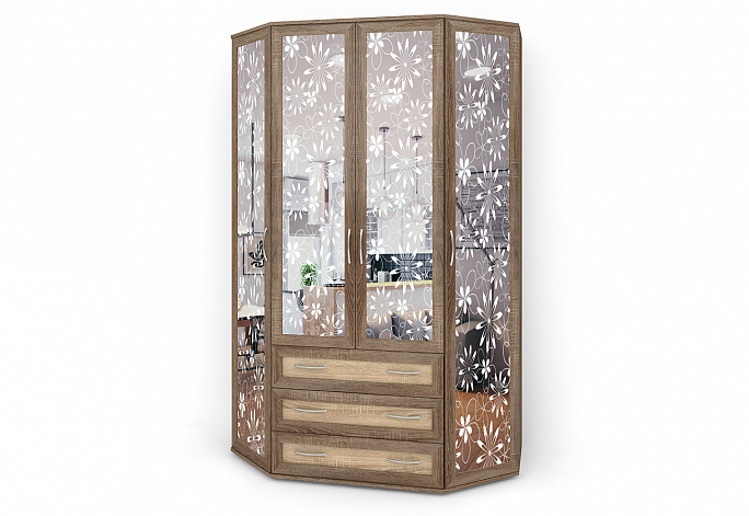 Шкаф эркерный "Э-2П(3)"