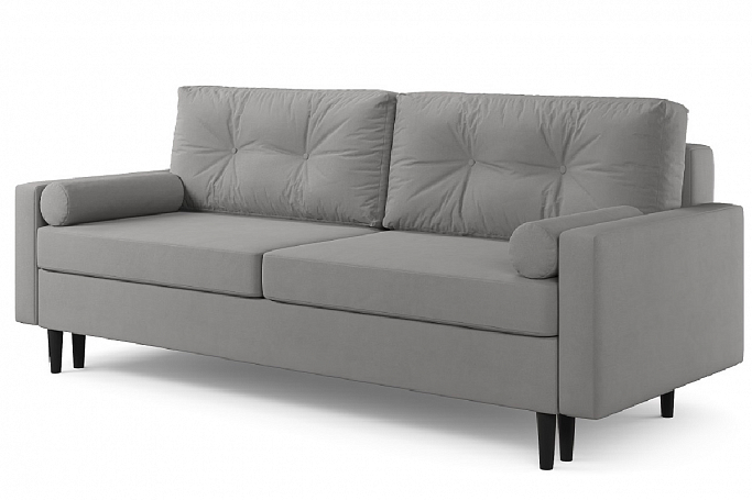 Диван "Робин" велюр Zara light gray (Зара лайт грей) 17