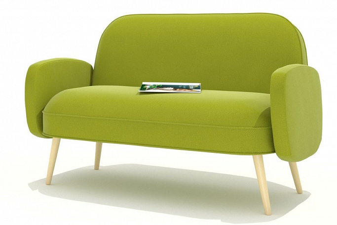 Диван прямой "Бризби" Max green (Макс Грин)