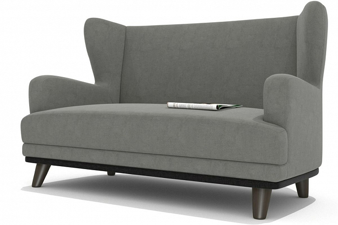 Диван прямой "Барон" Maserati grey (Мазерати грей)