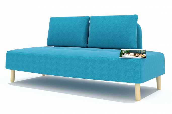 Диван прямой "Татуин" Galaxy azur (Галакси азур)