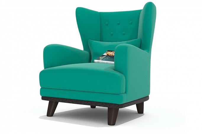 Кресло для отдыха "Барон люкс" Zara birusa (Зара бирюза)