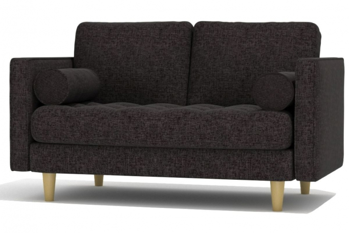 Диван прямой "Dorian (Дориан)" Dream black (Дрим блэк)