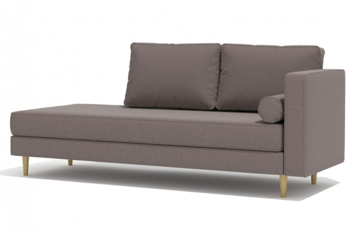 Диван прямой "Blues (Блюз)" Zara light brown (Зара лайт браун)