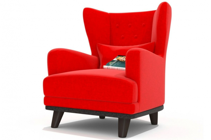 Кресло для отдыха "Барон люкс" Dream red (Дрим ред)