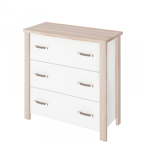 Комод "Бартоло КМД" карамель/белый жемчуг