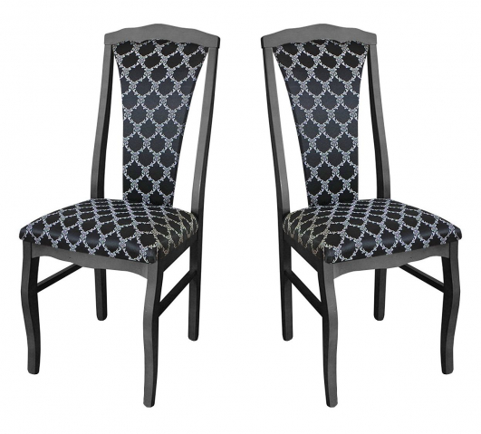 Комплект из 2-х стульев "С-4А" тон 305/андрис черный