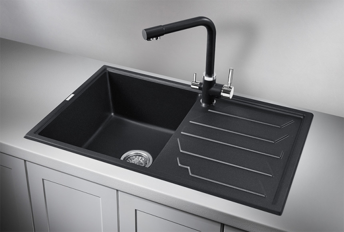 Мойка кухонная "Гранула" 8002 черный