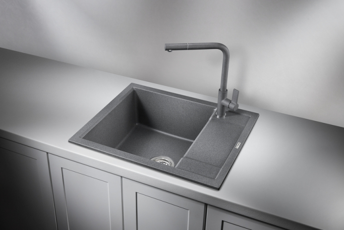 Мойка кухонная "Гранула" 6002 графит