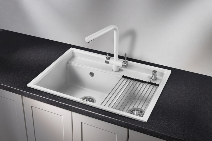 Мойка кухонная "Kitchen Space (Китчен Спэйс)" 7302 арктик